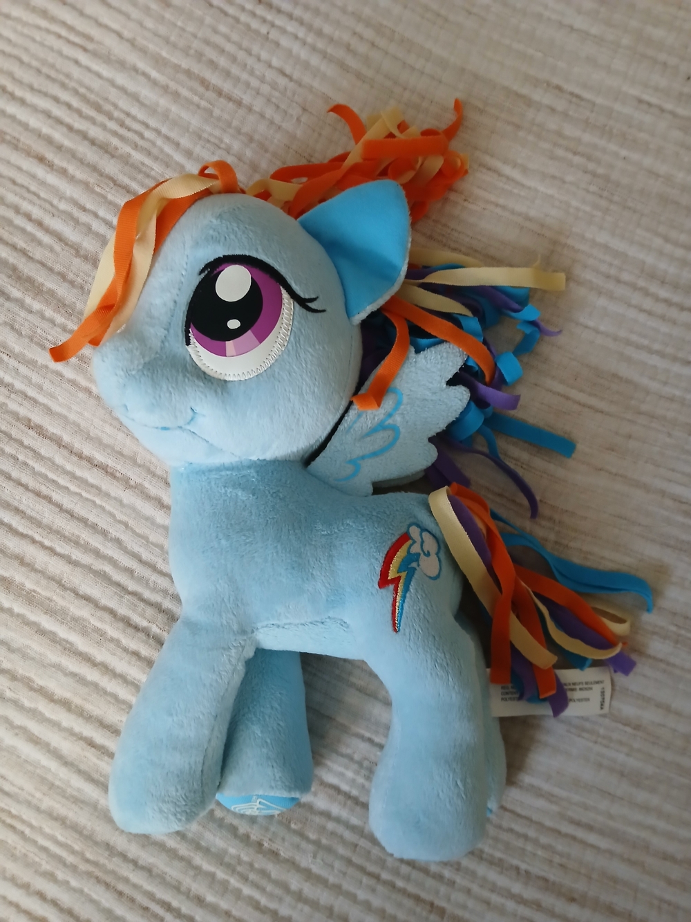 (2/20$)My Little Pony Rainbow Dash Plush - Blue